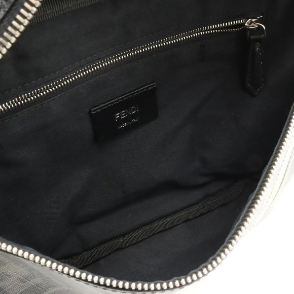 FENDI Zucca pattern diagonal belt bag, body waist pouch, coated canvas, leath... - Picture 7 of 9